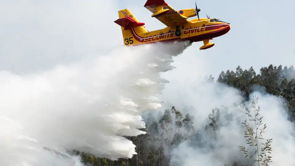 Fogos preocupam Norte e Centro com meios espanhóis em Castro Daire