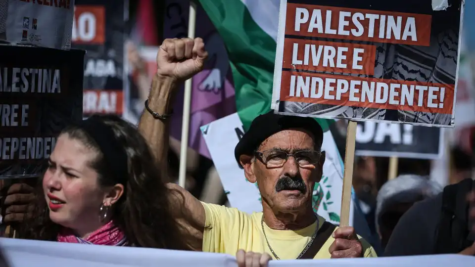 Manifestação em Lisboa condena política "genocida" de Israel