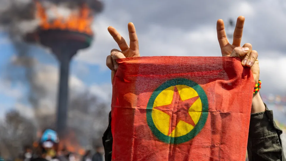 Kurdish people celebrate Newruz in Diyarbakir