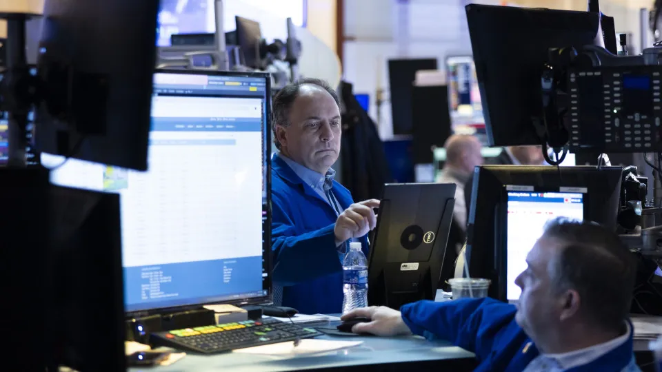 New York Stock Exchange following US Tariffs implementation