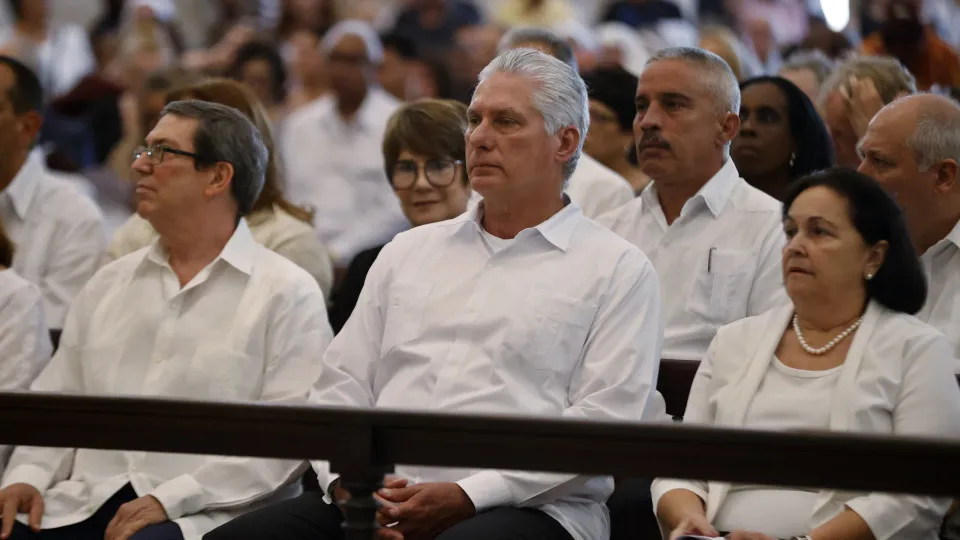 Mass in honor of Pope Francis, at the Cathedral of Havana