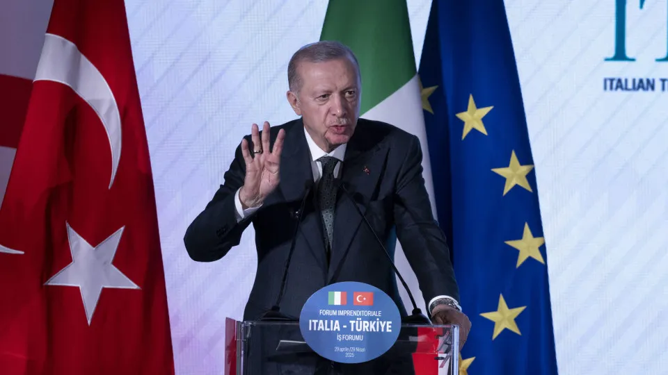 IV Italy-Turkey Summit at Villa Doria Pamphilj in Rome