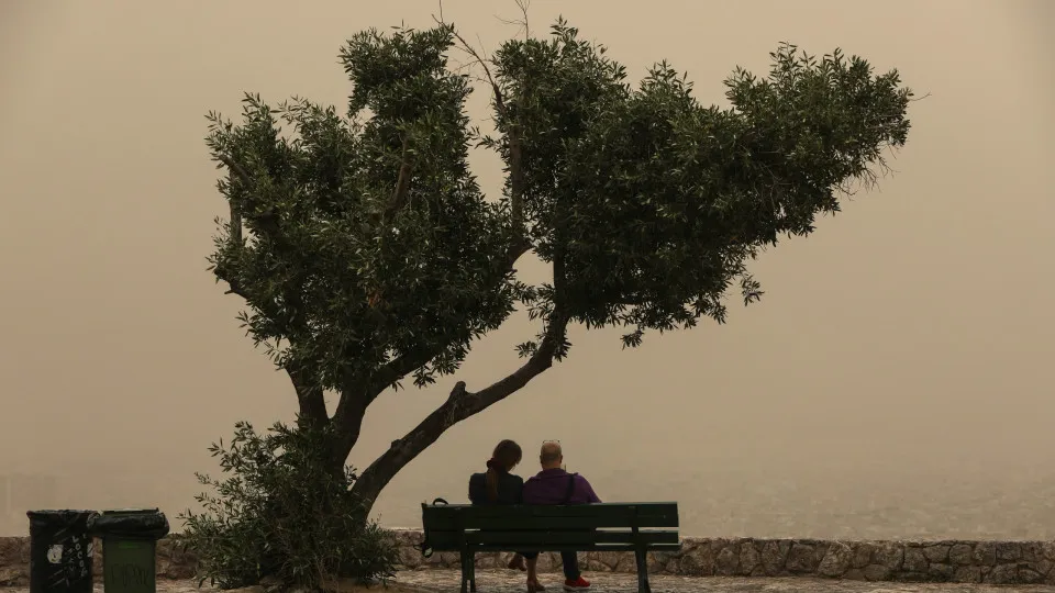 African dust blankets Greece's capital Athens