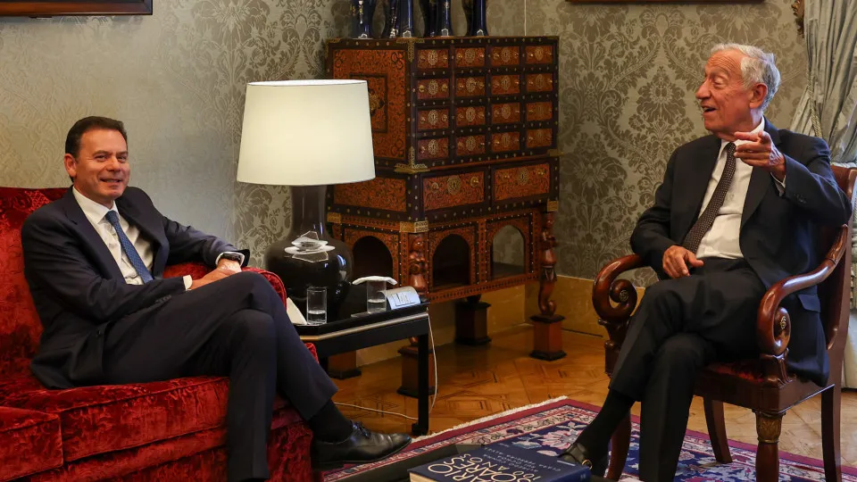 President Marcelo Rebelo de Sousa receives political parties following the legislative elections