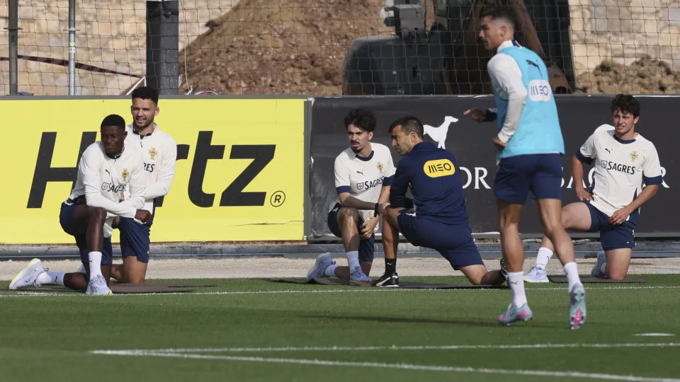 Soccer: Portugal national team training session