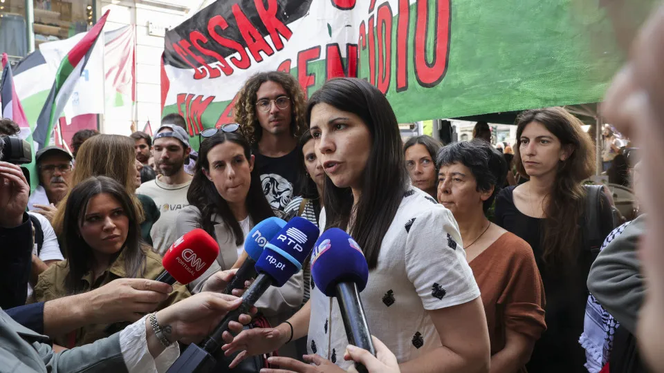 Lisboa: Manifestação "Solidariedade com a Palestina - fim ao genocídio"