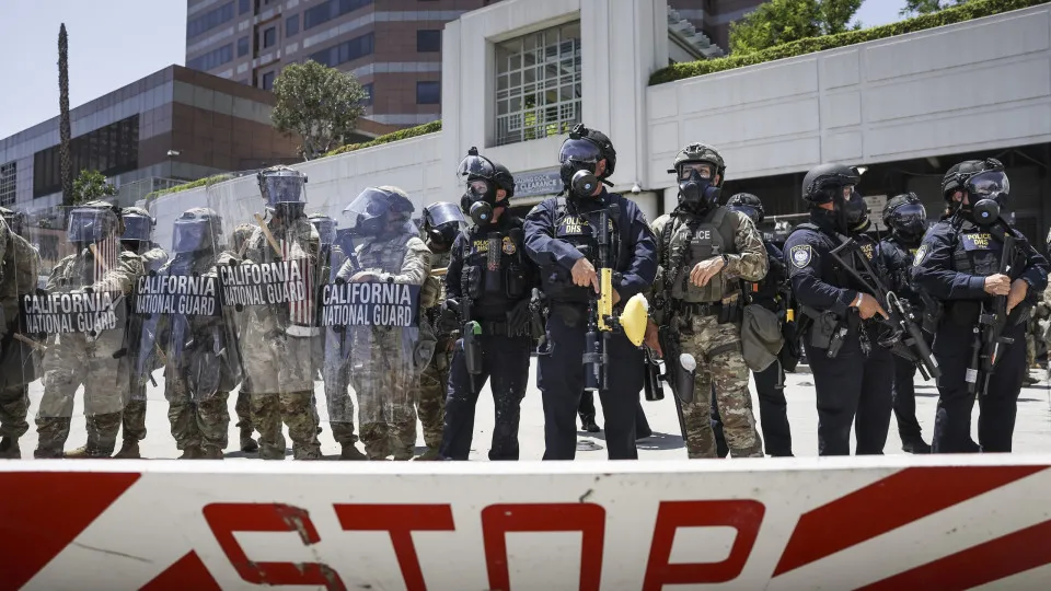 National Guard deployed by President Trump as anti-ICE protests continue in Los Angeles