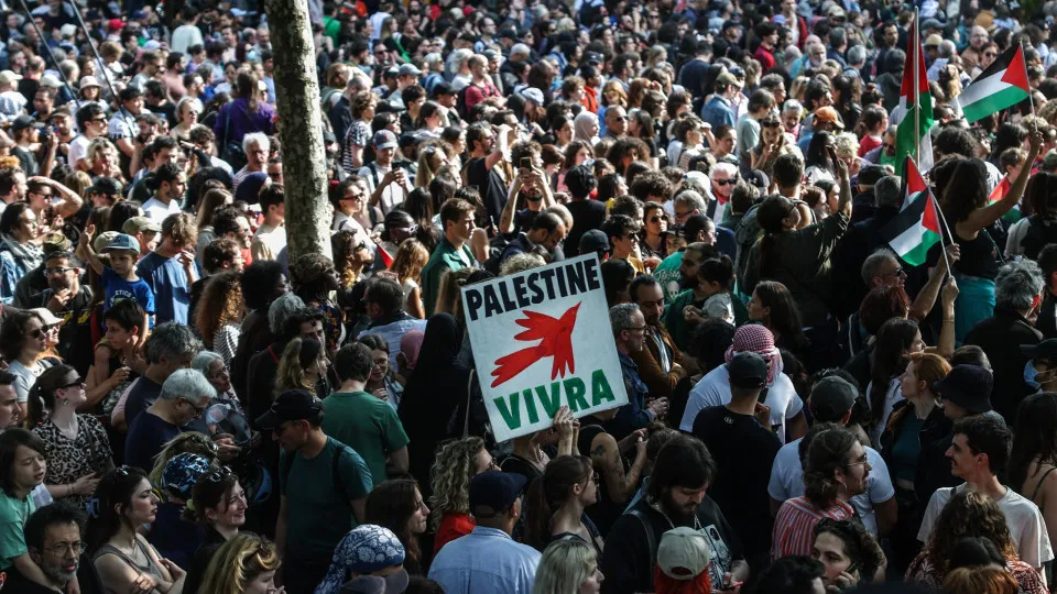 LFI protest against Israel's interception of the Freedom Flotilla