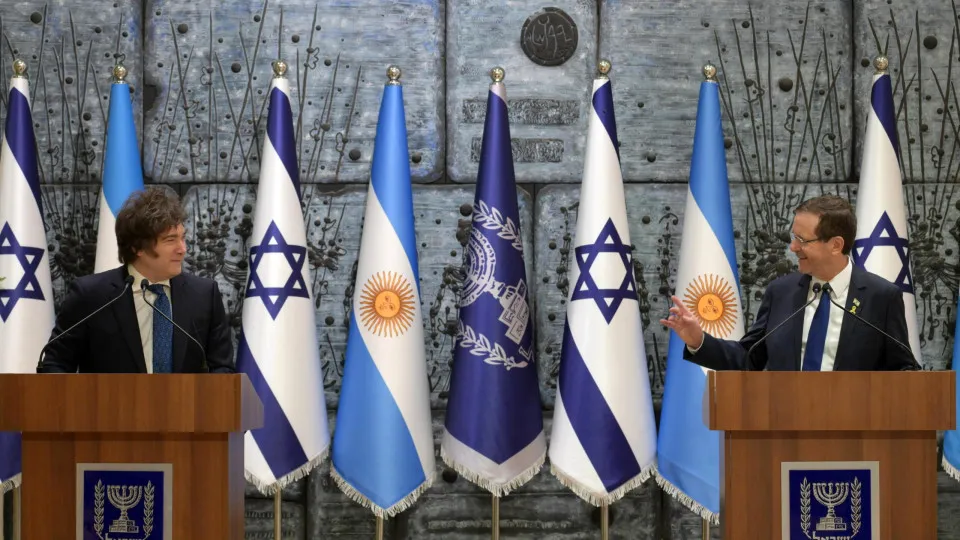 Argentina's President Milei visits Israel