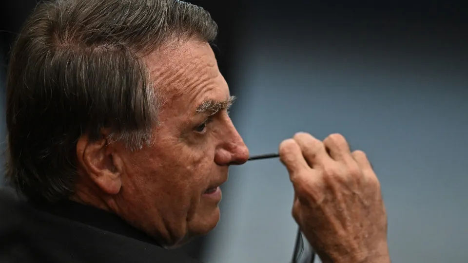 Former Brazilian President Bolsonaro during trial in Brasilia