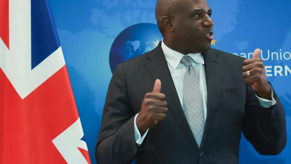 British Foreign Secretary David Lammy visits Brussels