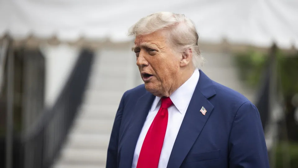 President Trump departs for G7 in Canada
