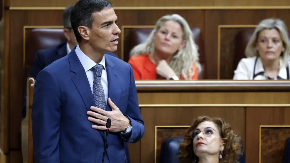 Government control session at the Lower House of Parliament in Madrid