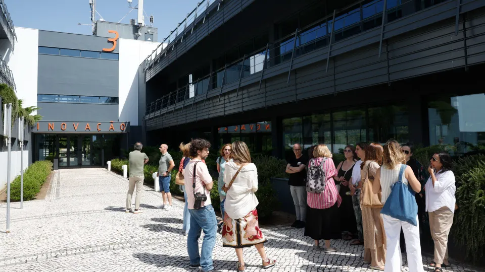 Concentração de trabalhadores da Trust in News