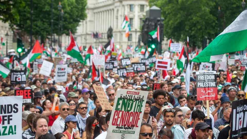 National March for Palestine in London