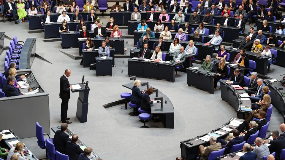 German Chancellor Merz delivers government statement