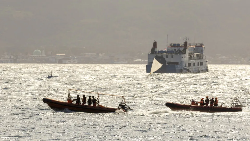 Ferry carrying 65 passengers and crew sinks in the Bali Strait