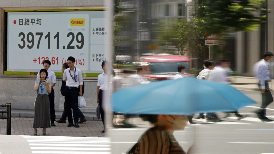 Market reactions after the USA announced that a 25 percent tariff would be imposed on imports from Japan