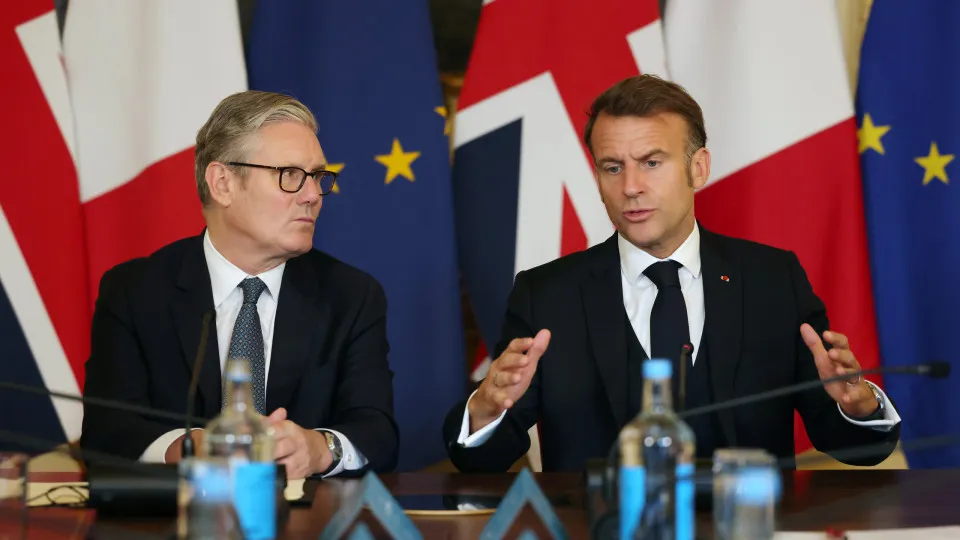 French President Emmanuel Macron visits Britain