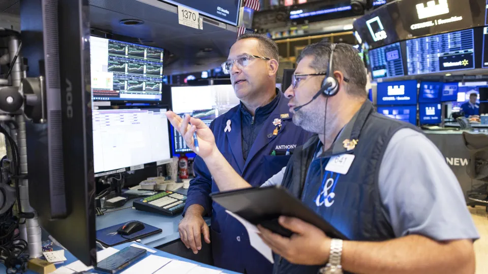 New York Stock Exchange reaction to the Trump administration's evolving tariffs