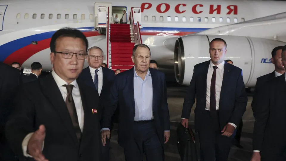 Russian Foreign Minister Sergey Lavrov visits North Korea