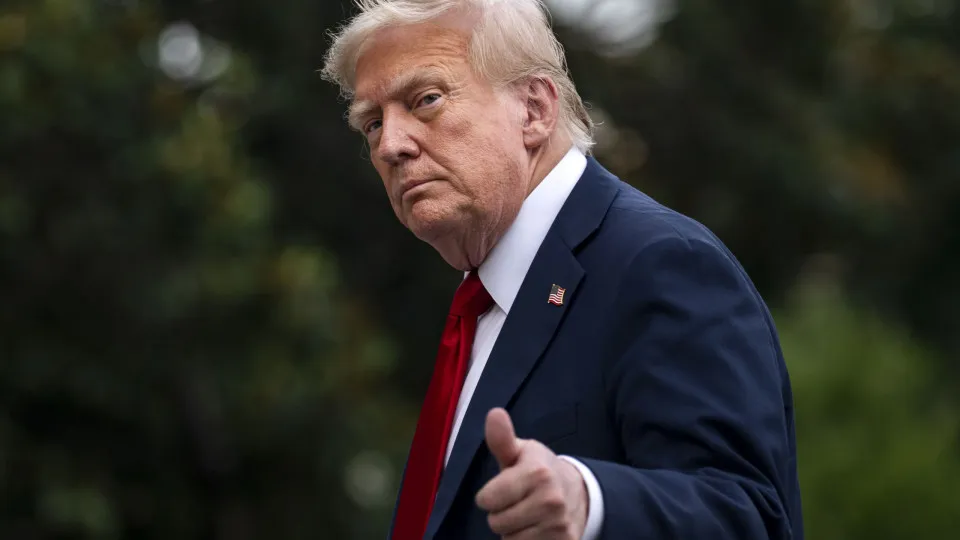 US President Trump returns to the White House