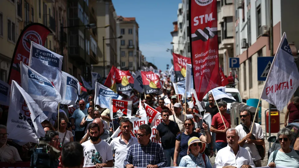 Marcha da Frente Comum dos Sindicatos da Administração Pública