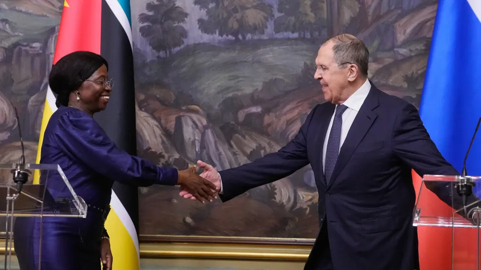 Russian Foreign Minister Lavrov meets Mozambique's Foreign Minister Maria Manuela Lucas in Moscow