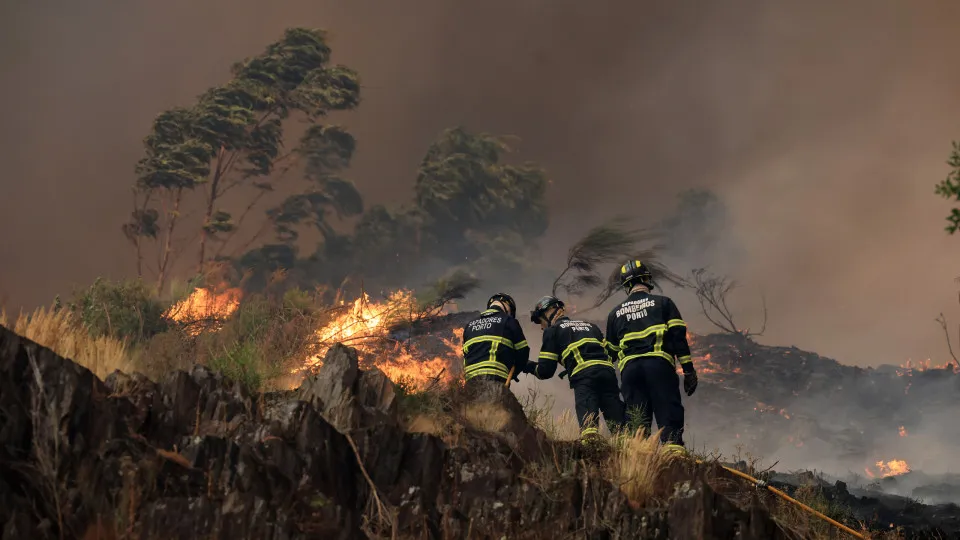 Forest fire in Portugal