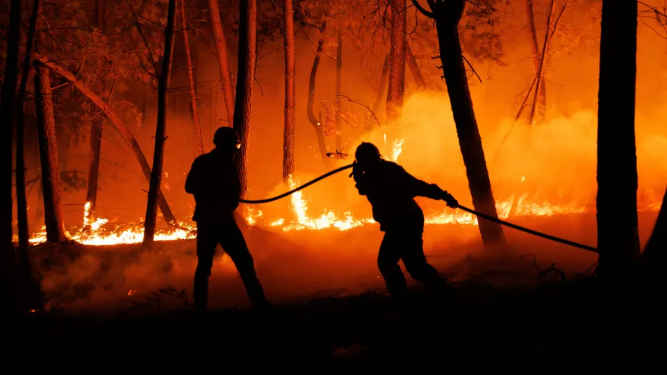 Incêndio em São Martinho da Anta, concelho de Sabrosa
