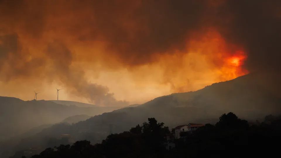 Incêndio no concelho de Vila Real