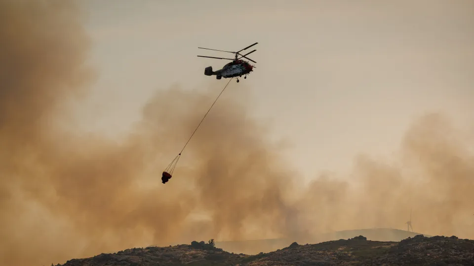 Incêndio no concelho de Vila Real