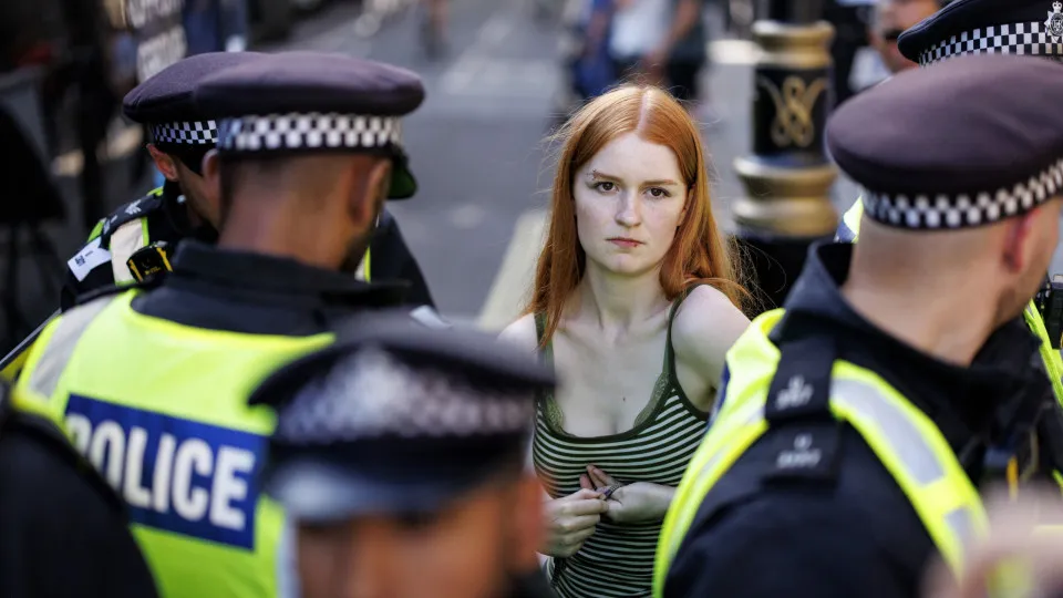 Pelo menos 365 detidos em Londres em protesto de apoio à Palestine Action