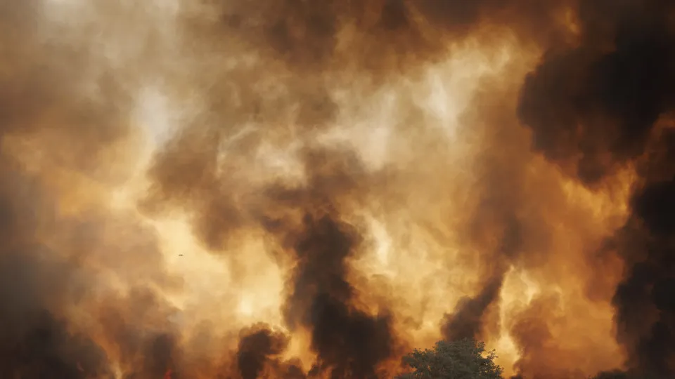 Forest fire in Moimenta da Beira