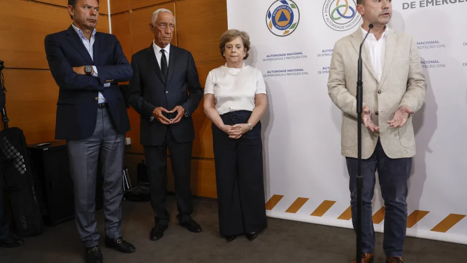 PR Marcelo Rebelo de Sousa visita a Autoridade Nacional de Emergência e Proteção Civil