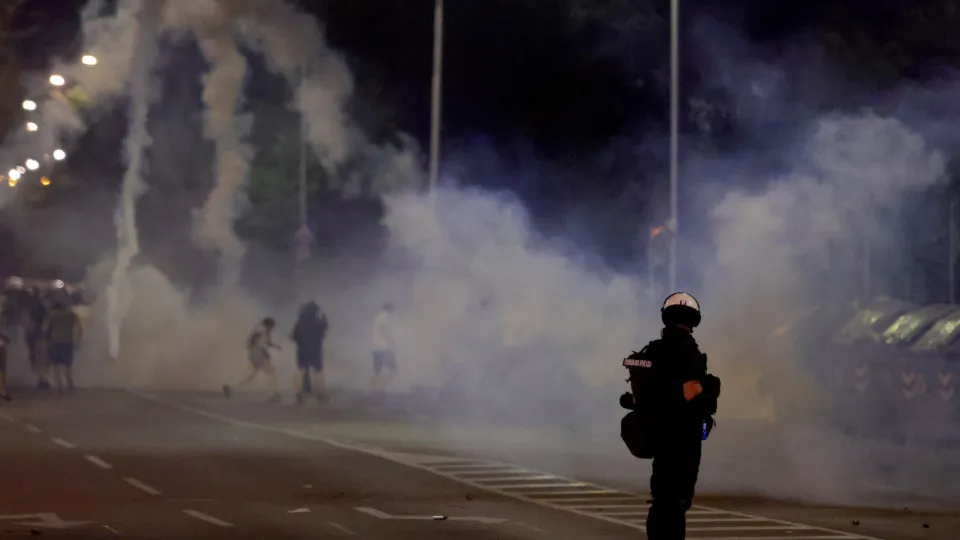 Anti-government protest in Belgrade