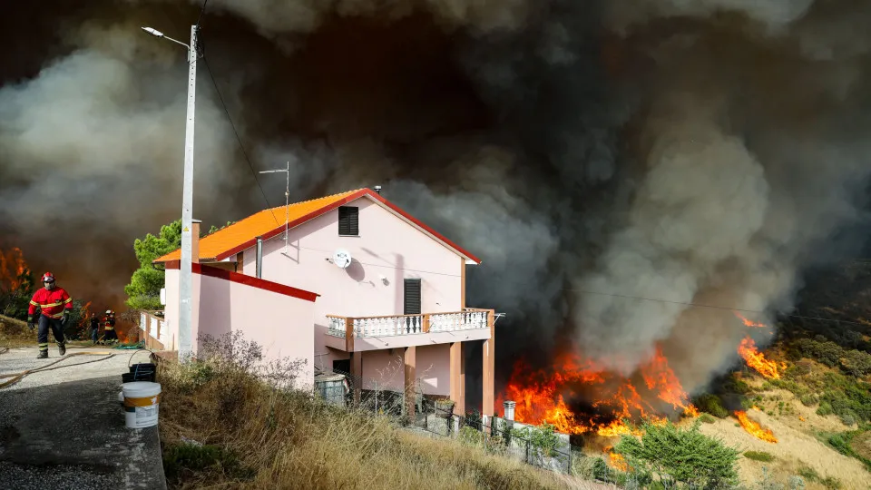 Forest fire in Pampilhosa da Serra