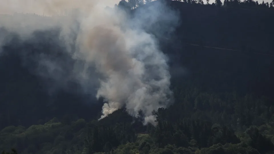 Forest fire in Galicia