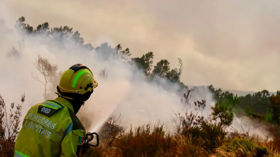 Duas frentes continuam ativas em incêndio na Covilhã