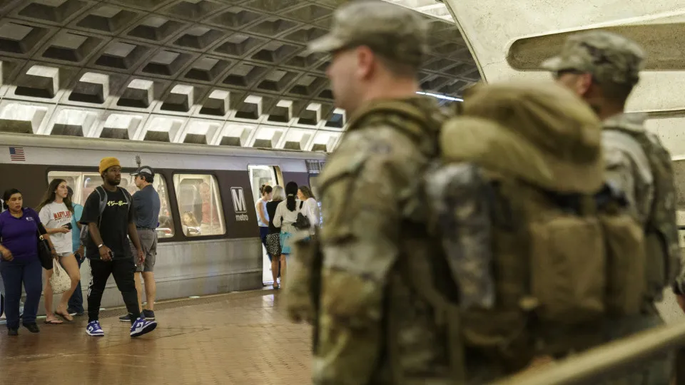 National Guard patrols Washington, DC