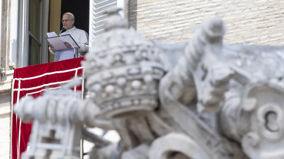 Pope Leo XIV leads Angelus prayer in Vatican City