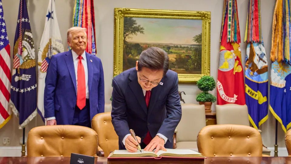 South Korean President Lee Jae-myung in Washington