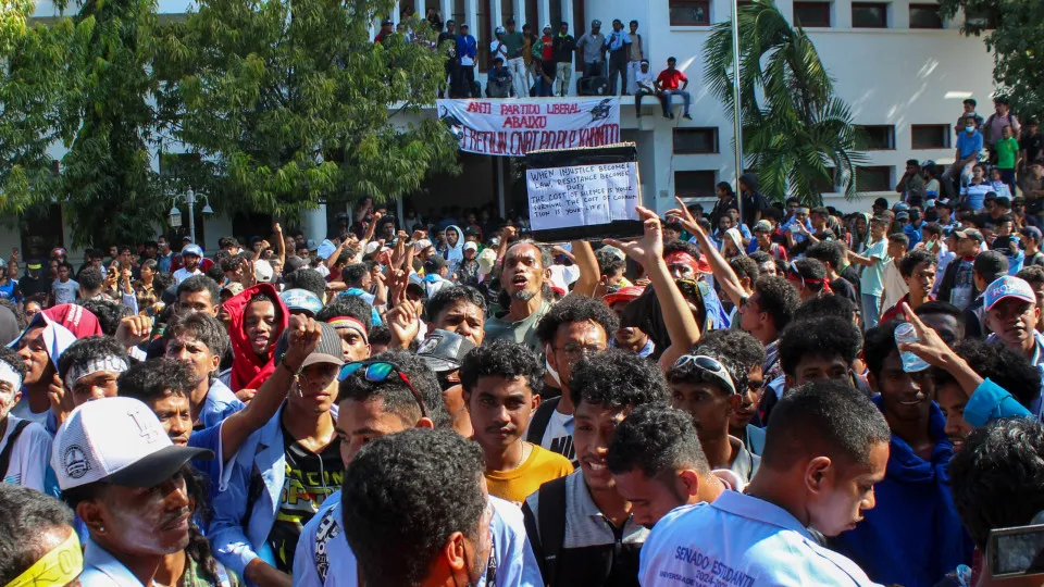 Sociedade civil timorense apoia estudantes contra injustiças