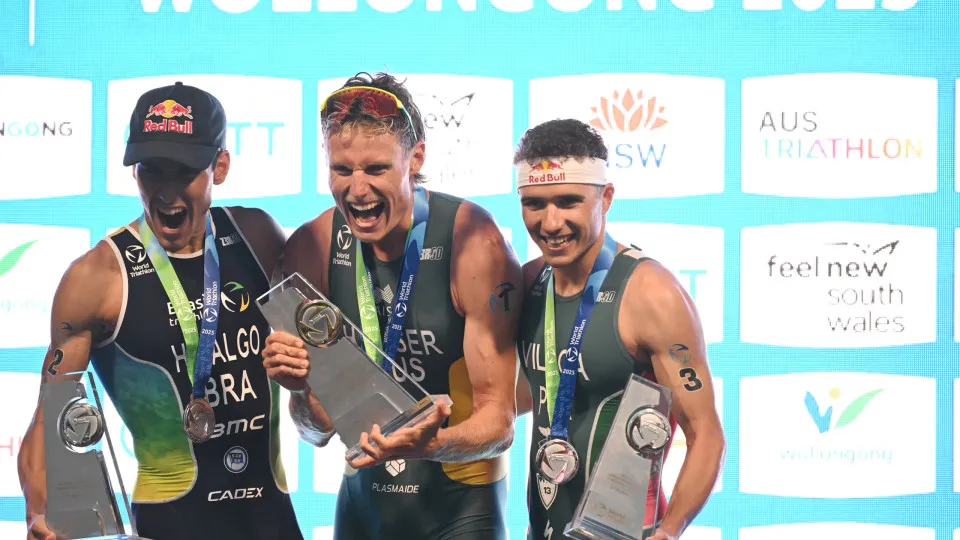 Vasco Vilaça conquista medalha de bronze no Mundial de triatlo