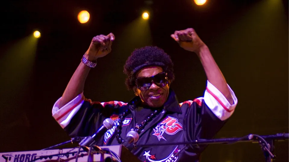 Funk band Sly and The Family Stone play in Paris