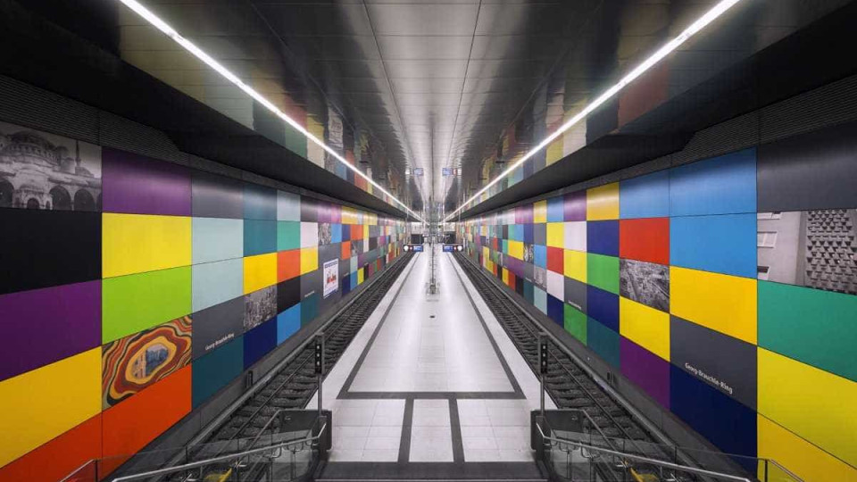 Estações de metro como nunca as viu