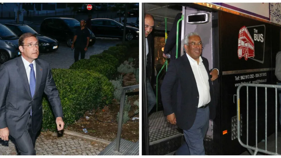 Coligação à frente após 'trambolhão' de cinco pontos do PS