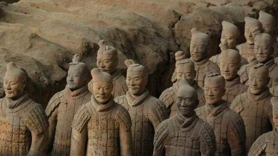 Exército de terracota, Guerreiros de Xian, Exército do imperador Qin