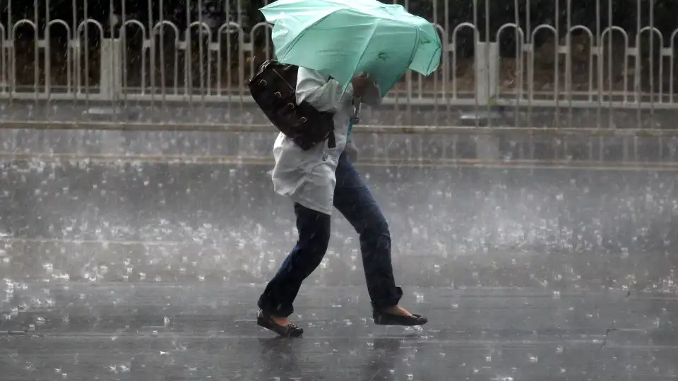 Viseu, Aveiro e Coimbra sob aviso laranja no domingo devido a chuva forte