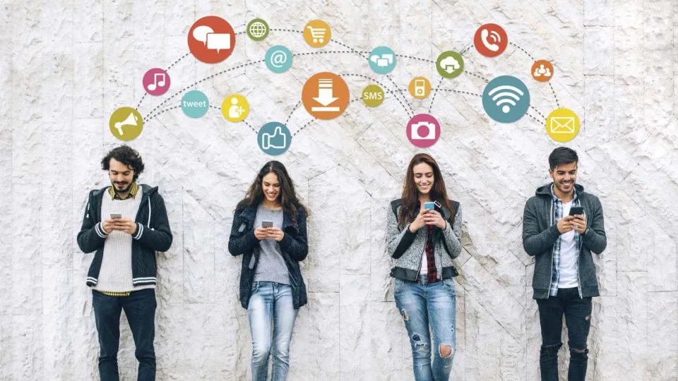 redes sociais, jovens